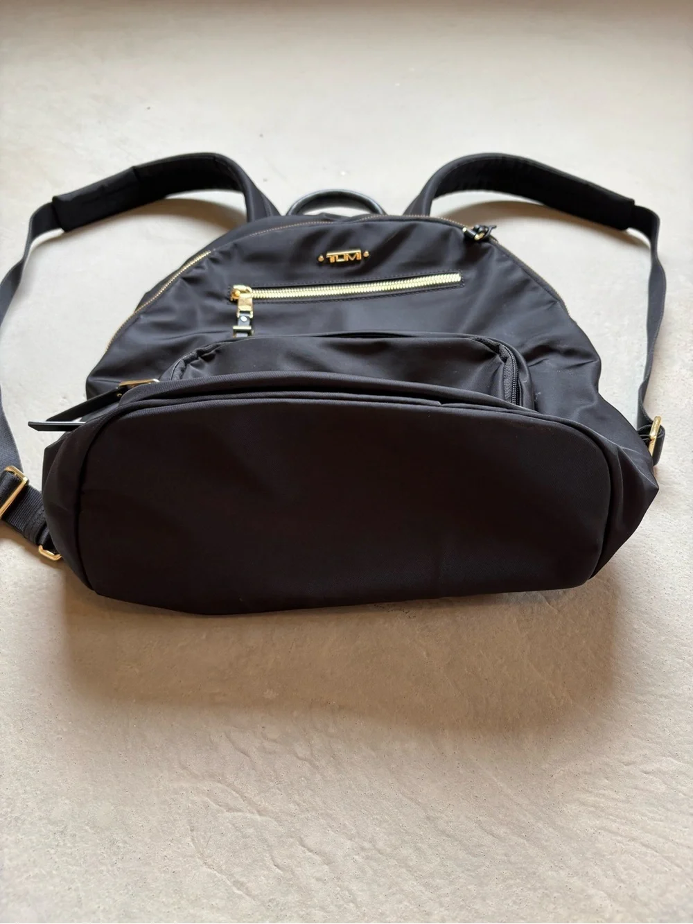 Tumi Black Nylon Medium Travel Backpack